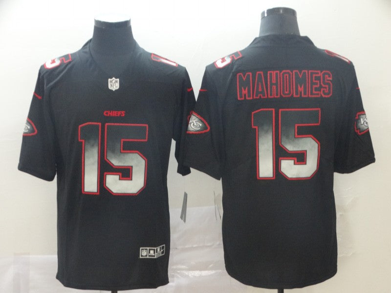 Men’s Kansas City Chiefs Patrick Mahomes Black Authentic Jersey