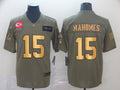 Men’s Kansas City Chiefs Patrick Mahomes Brown Jersey