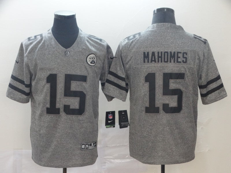 Men’s Kansas City Chiefs Patrick Mahomes Gray Jersey