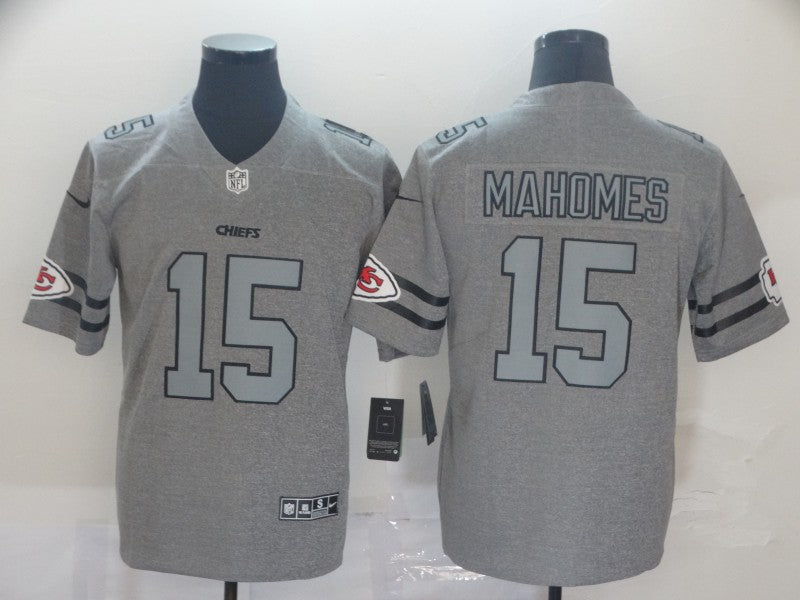 Men’s Kansas City Chiefs Patrick Mahomes Gray Jersey