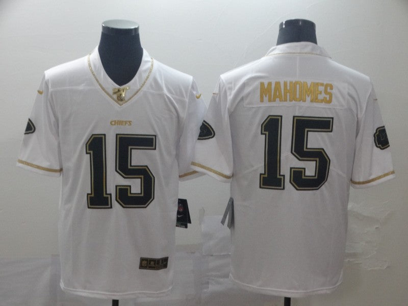 Men’s Kansas City Chiefs Patrick Mahomes White Authentic Jersey