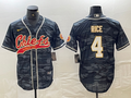 Men’s Kansas City Chiefs Rashee Rice #4 Grey Camouflage Jersey Joint Edition