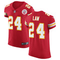 Men’s Kansas City Chiefs Retired Player #24 Ty Law Nike Red Game Player Football Jersey