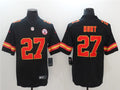 Men’s Kansas City Chiefs Retired Player #27 Clark Hunt Nike Black Game Fashion Jersey