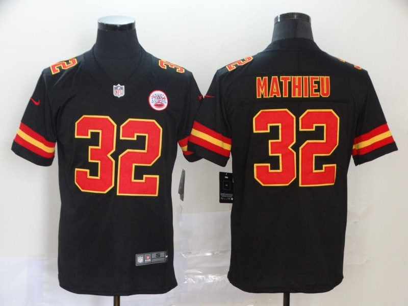 Men’s Kansas City Chiefs Retired Player #32 Marcus Allen Nike Black Game Fashion Jersey