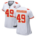 Men’s Kansas City Chiefs Retired Player #49 Tony Richardson Nike White Game Player Football Jersey