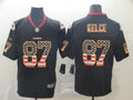 Men’s Kansas City Chiefs Travis Kelce #87 Black Alternate Jersey