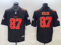 Men’s Kansas City Chiefs Travis Kelce #87 Black Jersey