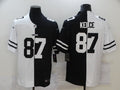 Men’s Kansas City Chiefs Travis Kelce #87 Black/White Jersey