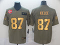 Men’s Kansas City Chiefs Travis Kelce #87 Brown Jersey