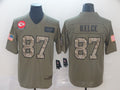 Men’s Kansas City Chiefs Travis Kelce #87 Brown Jersey