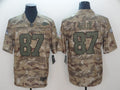 Men’s Kansas City Chiefs Travis Kelce #87 Camouflage Jersey