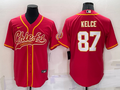 Men’s Kansas City Chiefs Travis Kelce #87 Red Jersey Joint Edition
