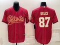 Men’s Kansas City Chiefs Travis Kelce #87 Red Jersey Joint Edition