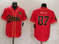 Men’s Kansas City Chiefs Travis Kelce #87 Red Jersey