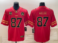 Men’s Kansas City Chiefs Travis Kelce #87 Red Jersey