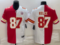 Men’s Kansas City Chiefs Travis Kelce #87 Red/White Jersey