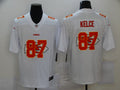 Men’s Kansas City Chiefs Travis Kelce #87 White Authentic Jersey