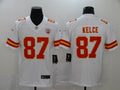 Men’s Kansas City Chiefs Travis Kelce #87 White Jersey