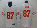 Men’s Kansas City Chiefs Travis Kelce #87 White Jersey