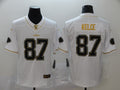 Men’s Kansas City Chiefs Travis Kelce #87 White Jersey