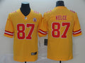 Men’s Kansas City Chiefs Travis Kelce #87 Yellow Inverted Legend Jersey
