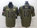 Men’s Kansas City Chiefs Tyreek Hill #10 Brown Jersey