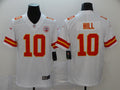Men’s Kansas City Chiefs Tyreek Hill #10 White Away Jersey