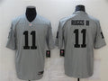 Men’s Las Vegas Raiders #11 Henry Ruggs II Nike Silver Inverted Legend Jersey