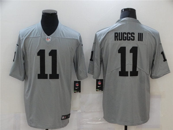 Men’s Las Vegas Raiders #11 Henry Ruggs II Nike Silver Inverted Legend Jersey