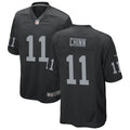 Men’s Las Vegas Raiders #11 Jeremy Chinn Nike Black Vapor F.U.S.E. Limited Player Jersey