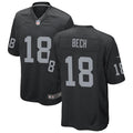 Men’s Las Vegas Raiders #18 Jack Bech Nike Black Vapor F.U.S.E. Limited Player Jersey