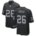 Men’s Las Vegas Raiders #26 Darien Porter Nike Black Vapor F.U.S.E. Limited Player Jersey