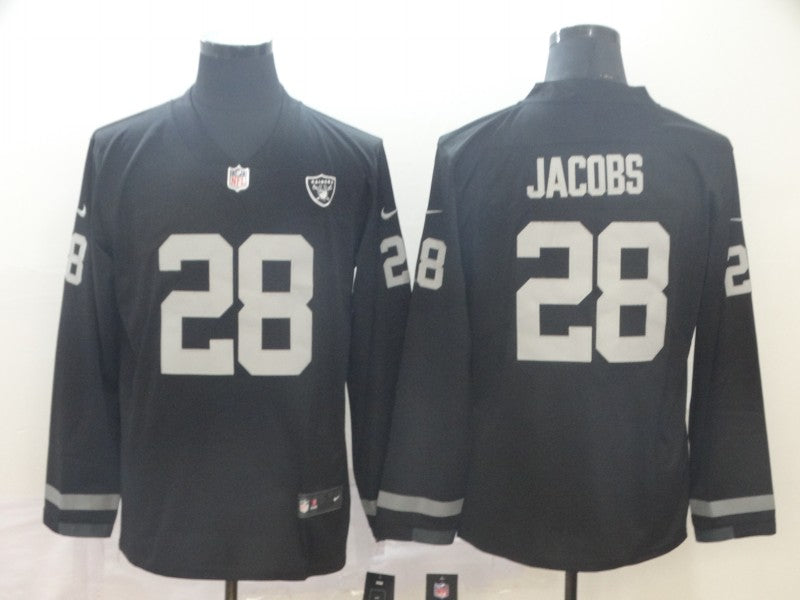 Men’s Las Vegas Raiders #28 Josh Jacobs Black Alternate Jersey