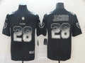 Men’s Las Vegas Raiders #28 Josh Jacobs Black Authentic Jersey