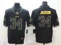 Men’s Las Vegas Raiders #34 Bo Jackson Black Authentic Jersey