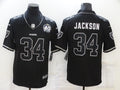 Men’s Las Vegas Raiders #34 Bo Jackson Black Jersey