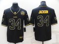 Men’s Las Vegas Raiders #34 Bo Jackson Black Limited Jersey