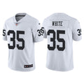 Men’s Las Vegas Raiders #35 Zamir White Nike White Vapor Untouchable Limited Player Jersey
