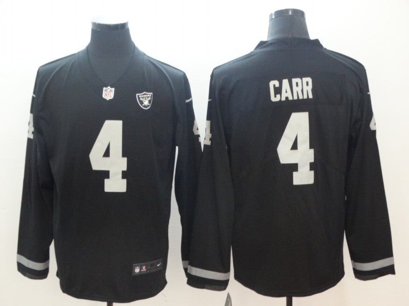 Men’s Las Vegas Raiders #4 Derek Carr Black Jersey