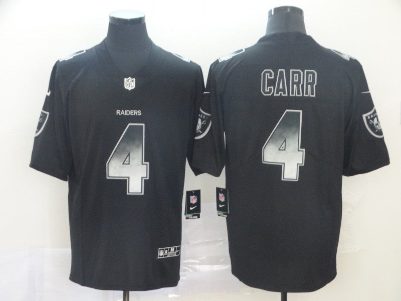 Men’s Las Vegas Raiders #4 Derek Carr Black Jersey