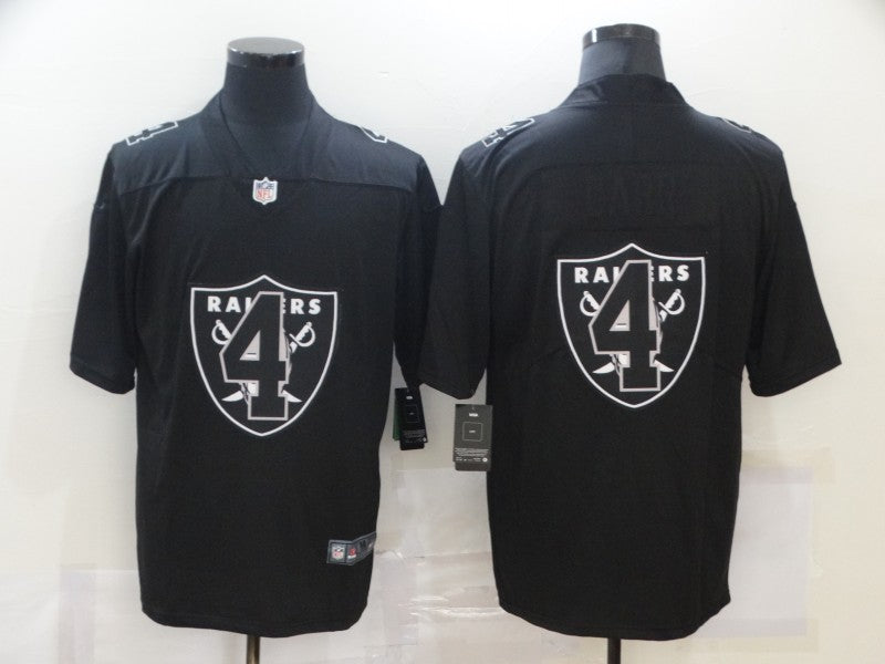 Men’s Las Vegas Raiders #4 Derek Carr Black Team Jersey