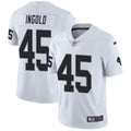 Men’s Las Vegas Raiders #45 Alec Ingold Limited White Vapor Untouchable Jersey