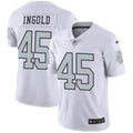 Men’s Las Vegas Raiders #45 Alec Ingold Nike White Color Rush Legend Player Jersey