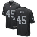 Men’s Las Vegas Raiders #45 Devin White Nike Black Vapor F.U.S.E. Limited Player Jersey