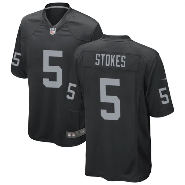 Men’s Las Vegas Raiders #5 Eric Stokes Nike Black Vapor F.U.S.E. Limited Player Jersey
