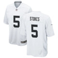 Men’s Las Vegas Raiders #5 Eric Stokes Nike White Vapor F.U.S.E. Limited Player Jersey