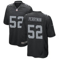 Men’s Las Vegas Raiders #52 Denzel Perryman Nike Black Vapor Limited Jersey