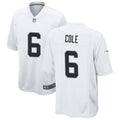 Men’s Las Vegas Raiders #6 A. J. Cole III Nike White Vapor Untouchable Limited Player Jersey