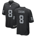 Men’s Las Vegas Raiders #8 Kirk Cousins Nike Black Vapor F.U.S.E. Limited Jersey